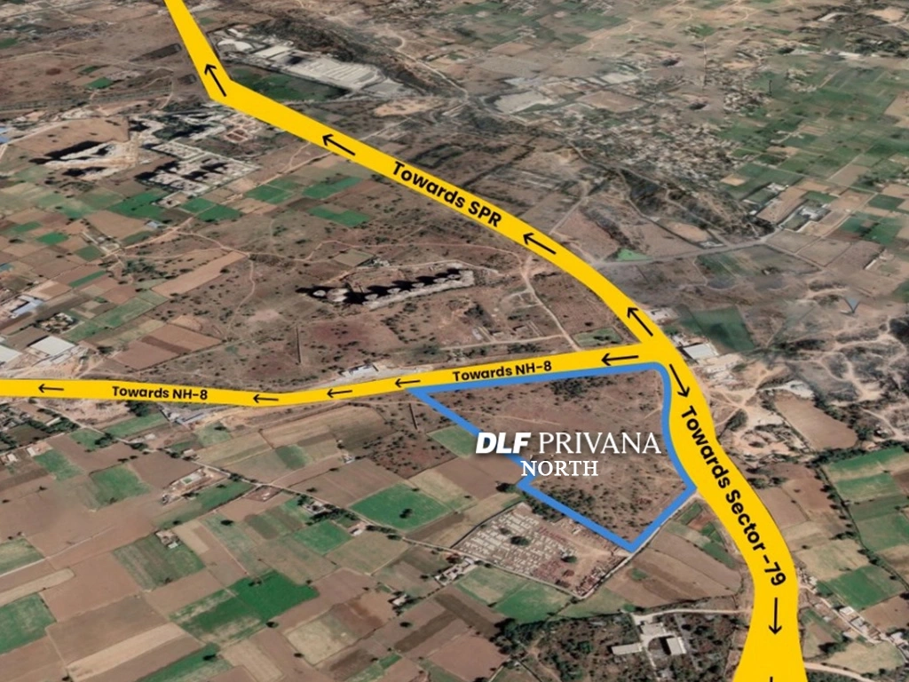 DLF Privana North Location Map